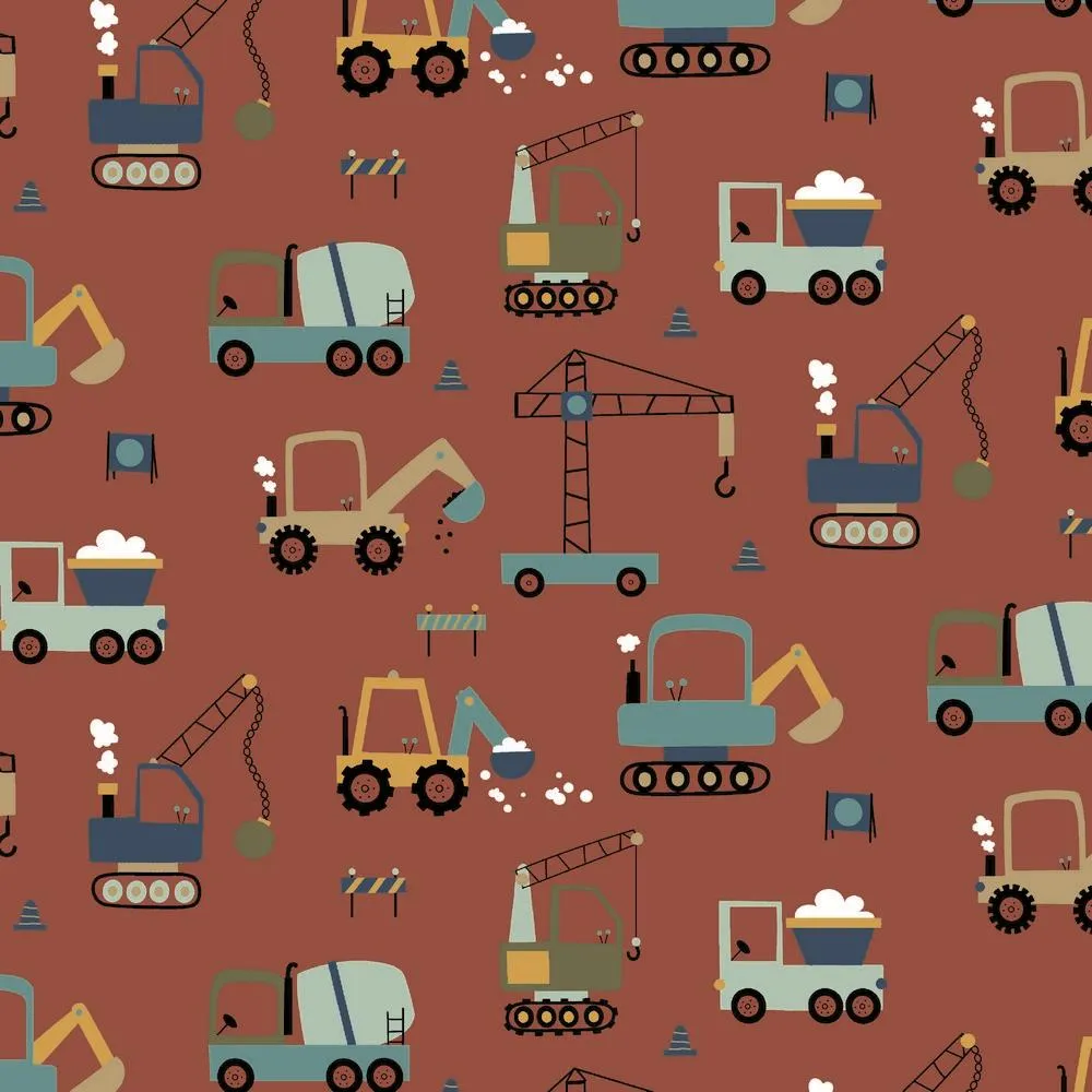 100% Cotton Print - Construction
