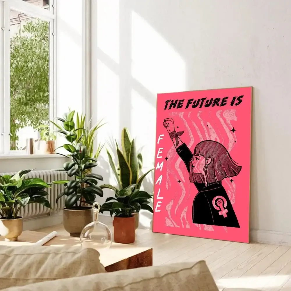 Abstract Feminist Poster