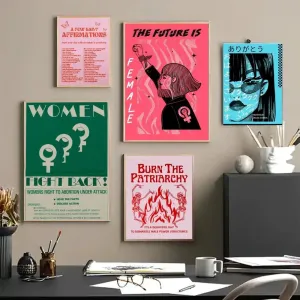 Abstract Feminist Poster