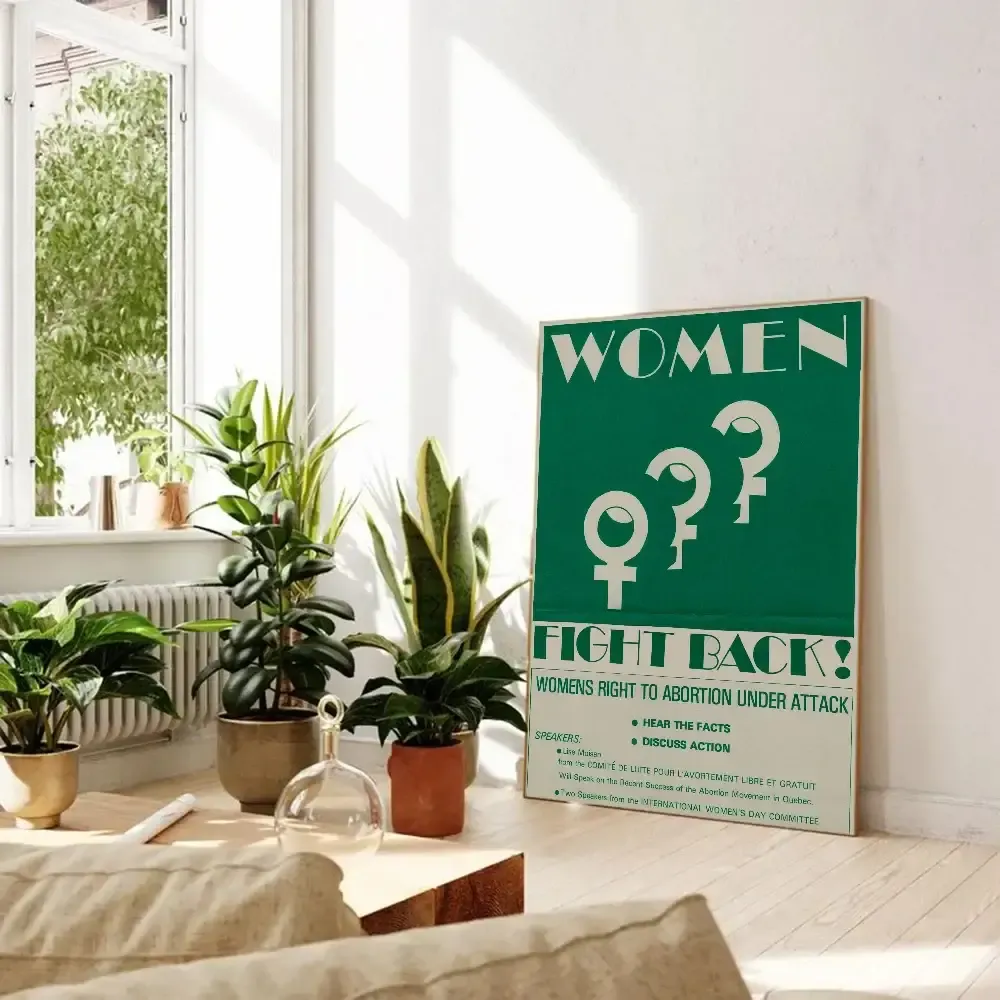 Abstract Feminist Poster