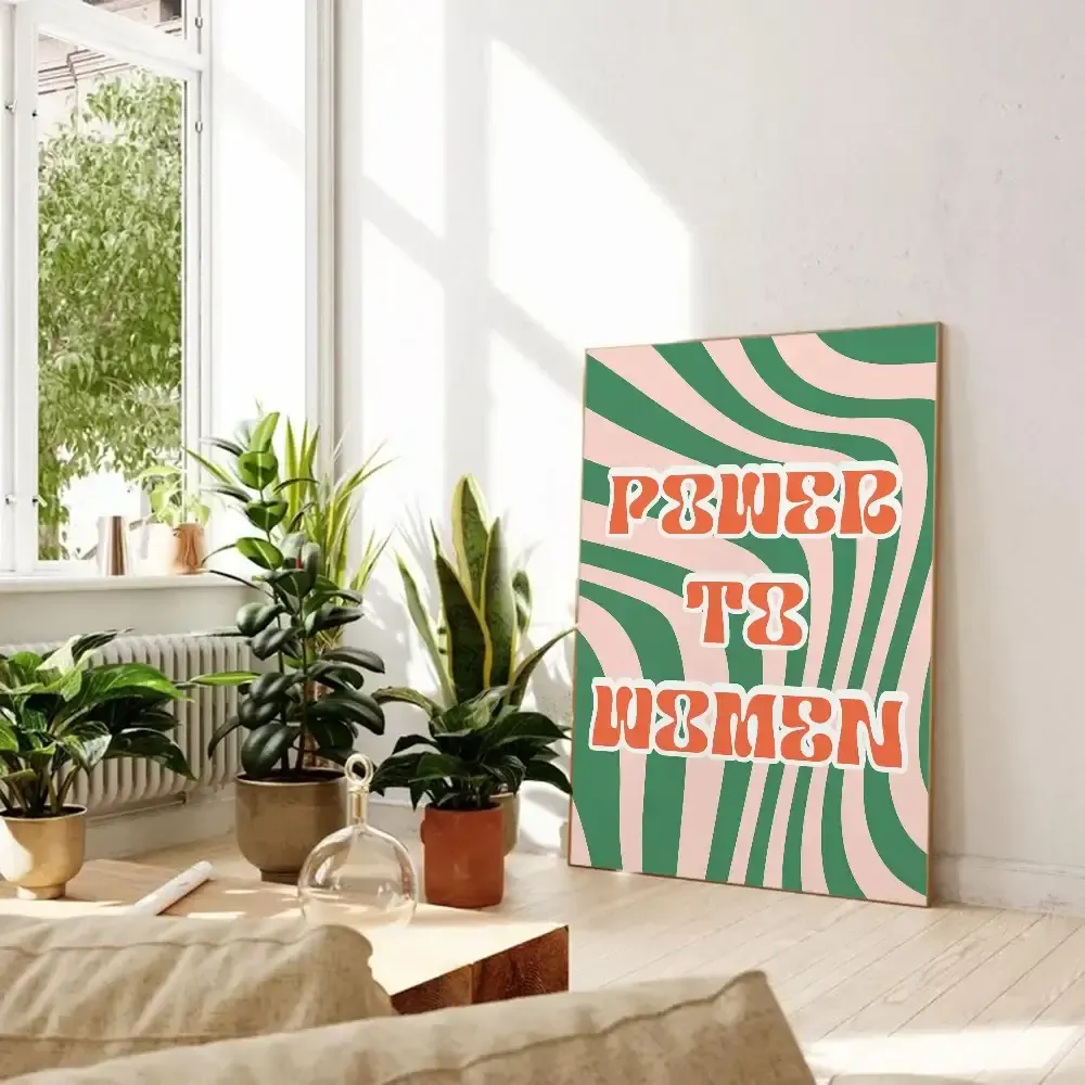 Abstract Feminist Poster