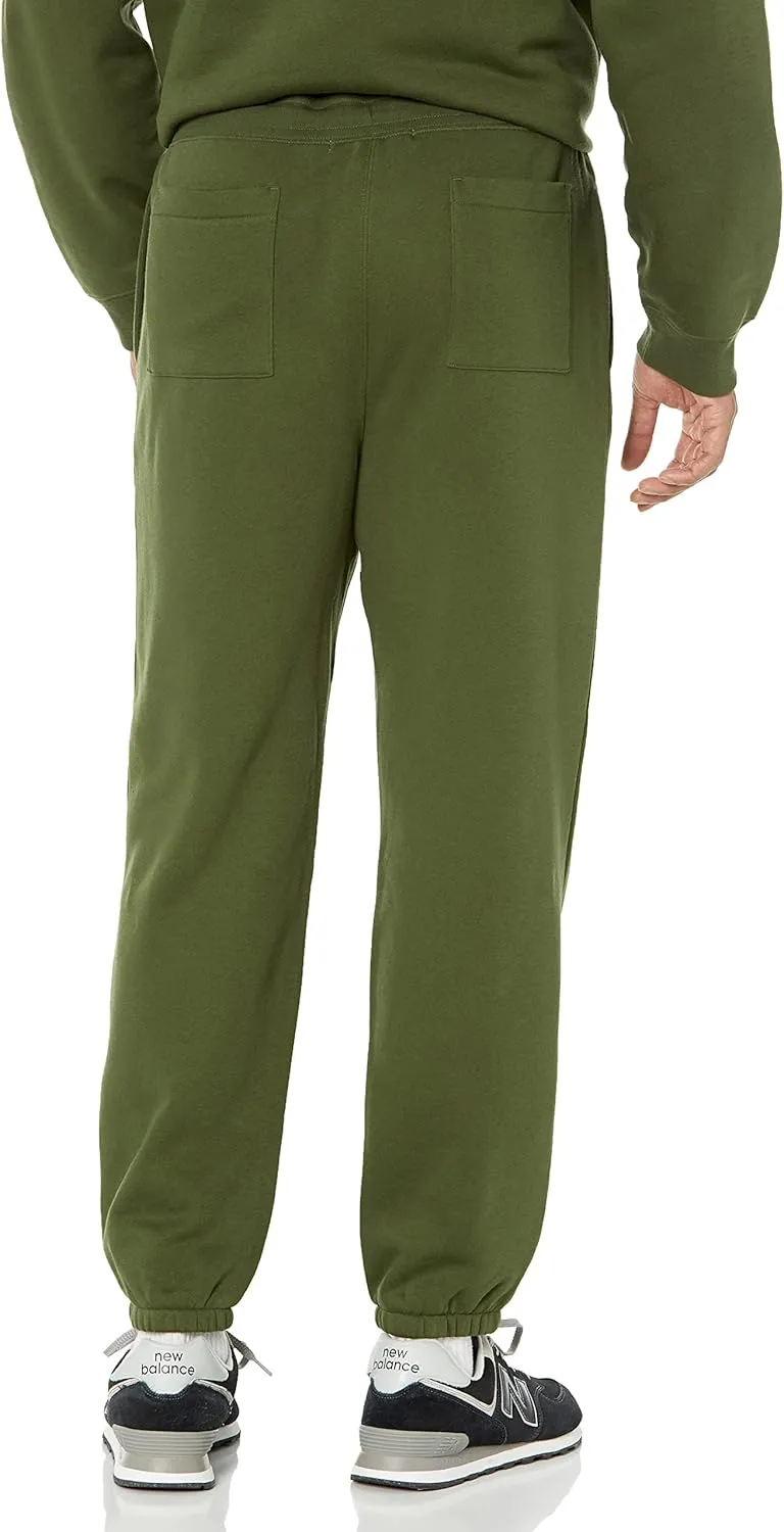 Amazon Essentials Relaxed-Fit Sweatpants for Men - Closed-Bottom, Big & Tall Options