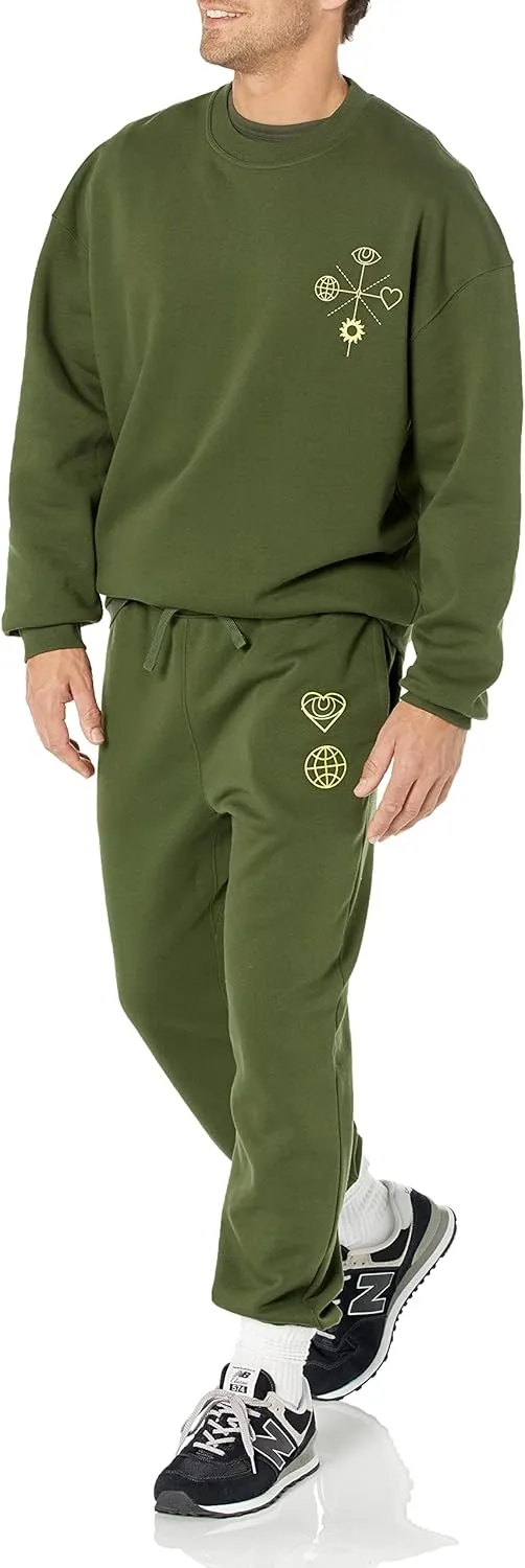 Amazon Essentials Relaxed-Fit Sweatpants for Men - Closed-Bottom, Big & Tall Options
