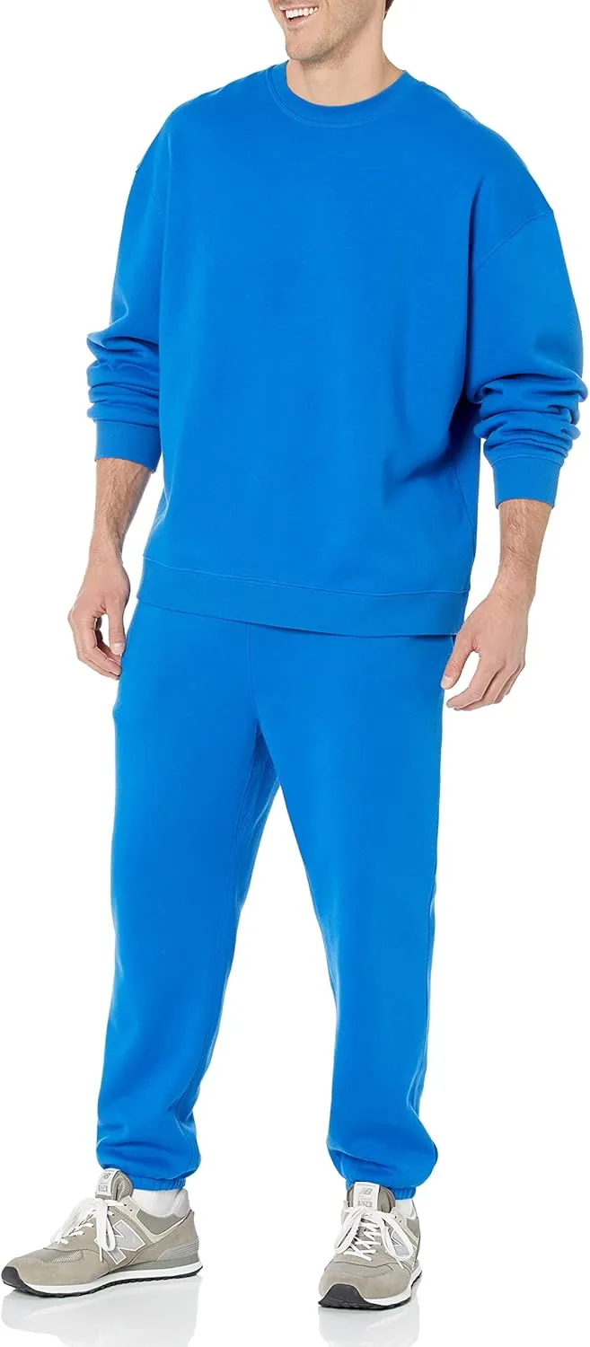 Amazon Essentials Relaxed-Fit Sweatpants for Men - Closed-Bottom, Big & Tall Options