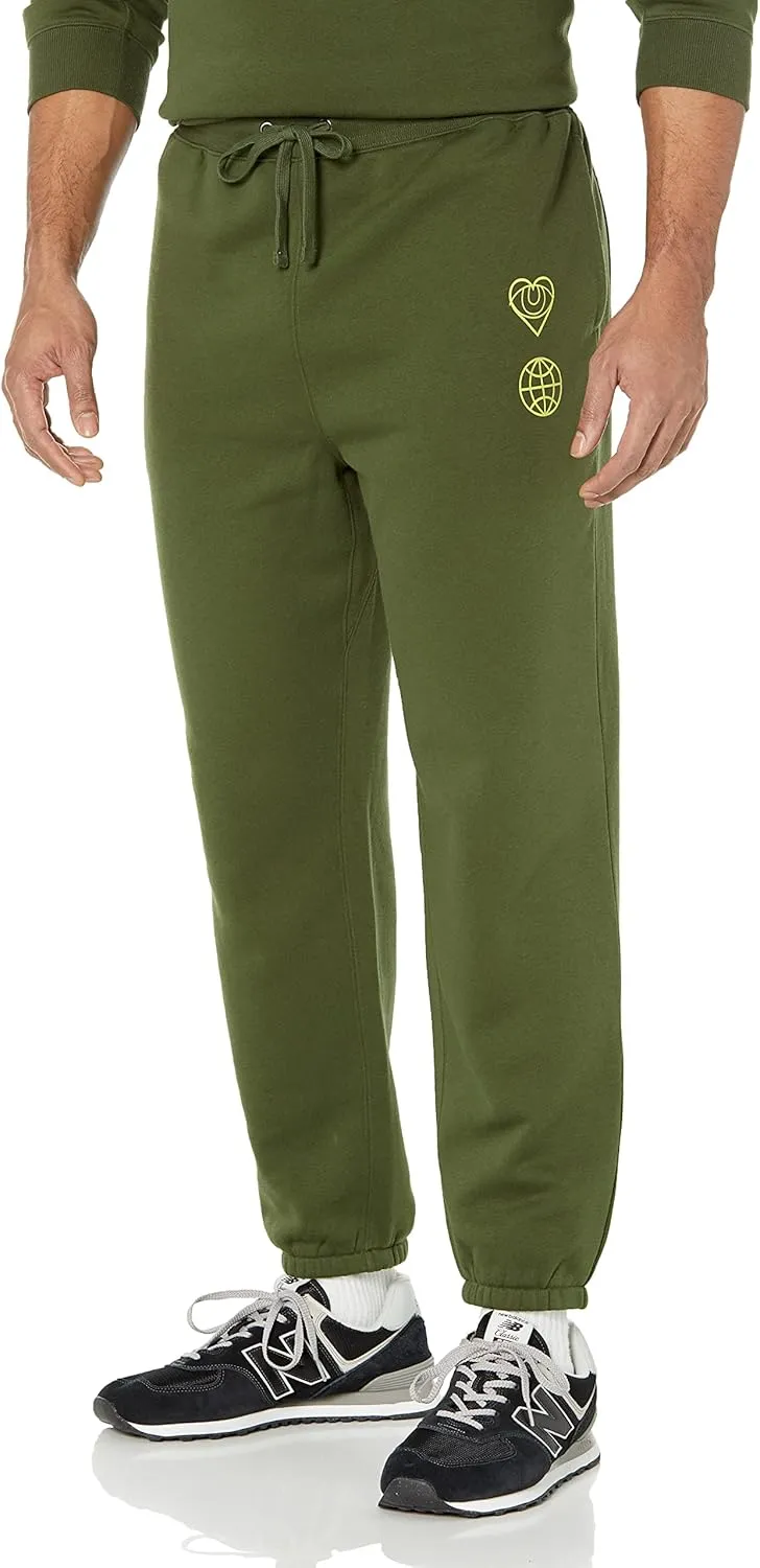Amazon Essentials Relaxed-Fit Sweatpants for Men - Closed-Bottom, Big & Tall Options