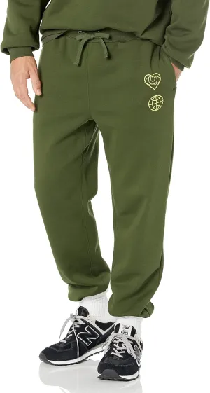 Amazon Essentials Relaxed-Fit Sweatpants for Men - Closed-Bottom, Big & Tall Options