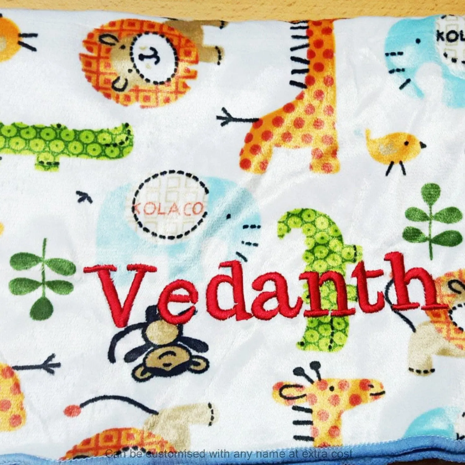 Animal in Jungle Multicolour Blanket