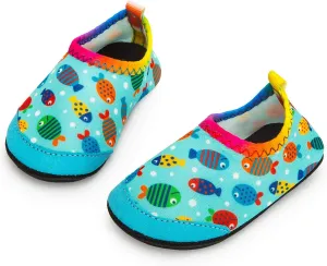 Baby Boys and Girls Swim Water Shoes Barefoot Aqua Socks Non-Slip for Beach Pool Toddler Kids