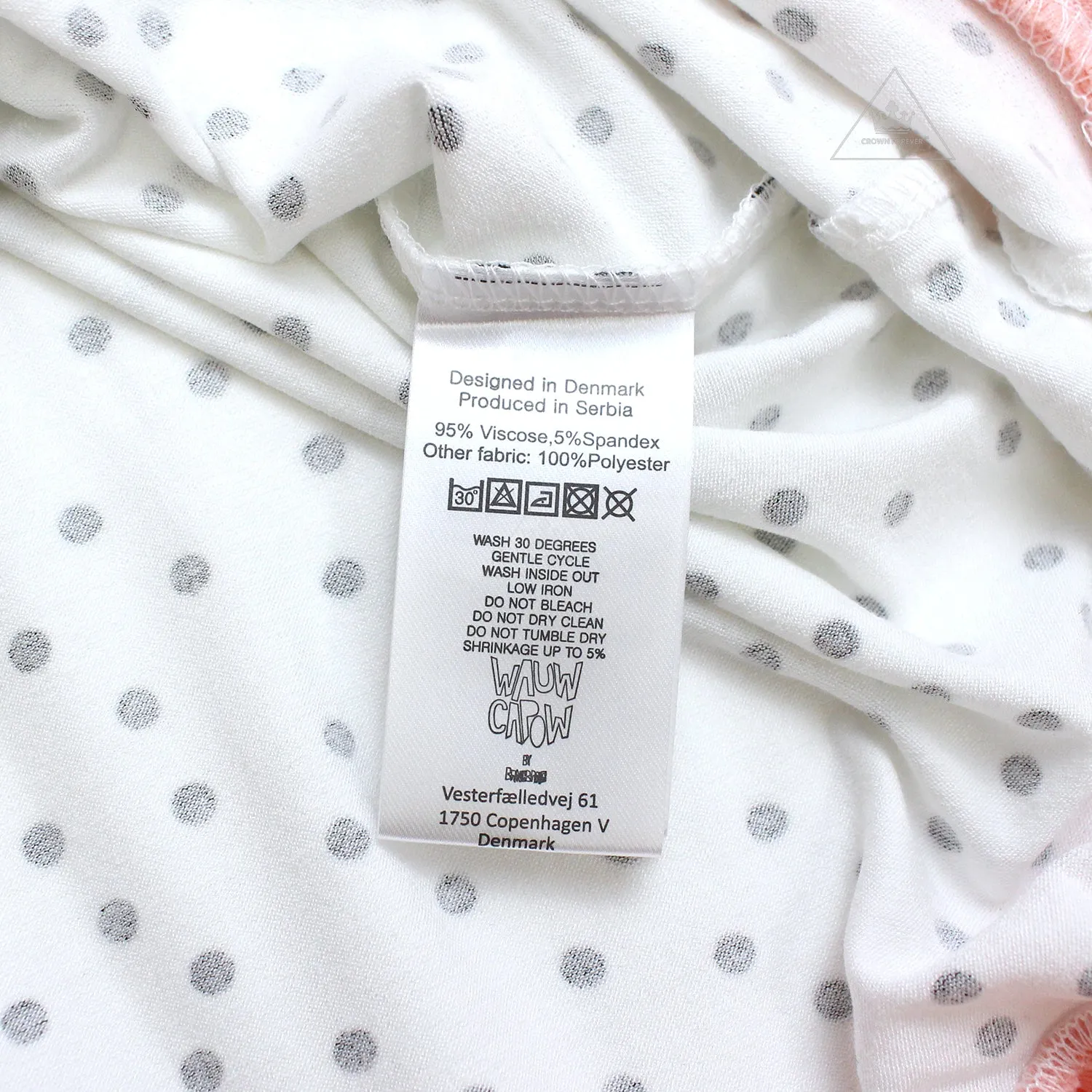 Bangbang Copenhagen Day Dreamer Dress White with Black Dots