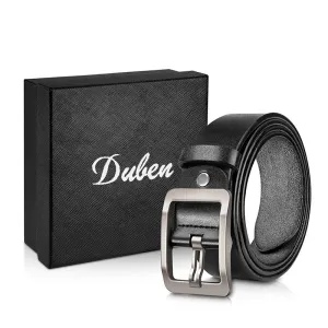 Belt Men's Simplicity Solid Color Pin Buckle Vintage Belt