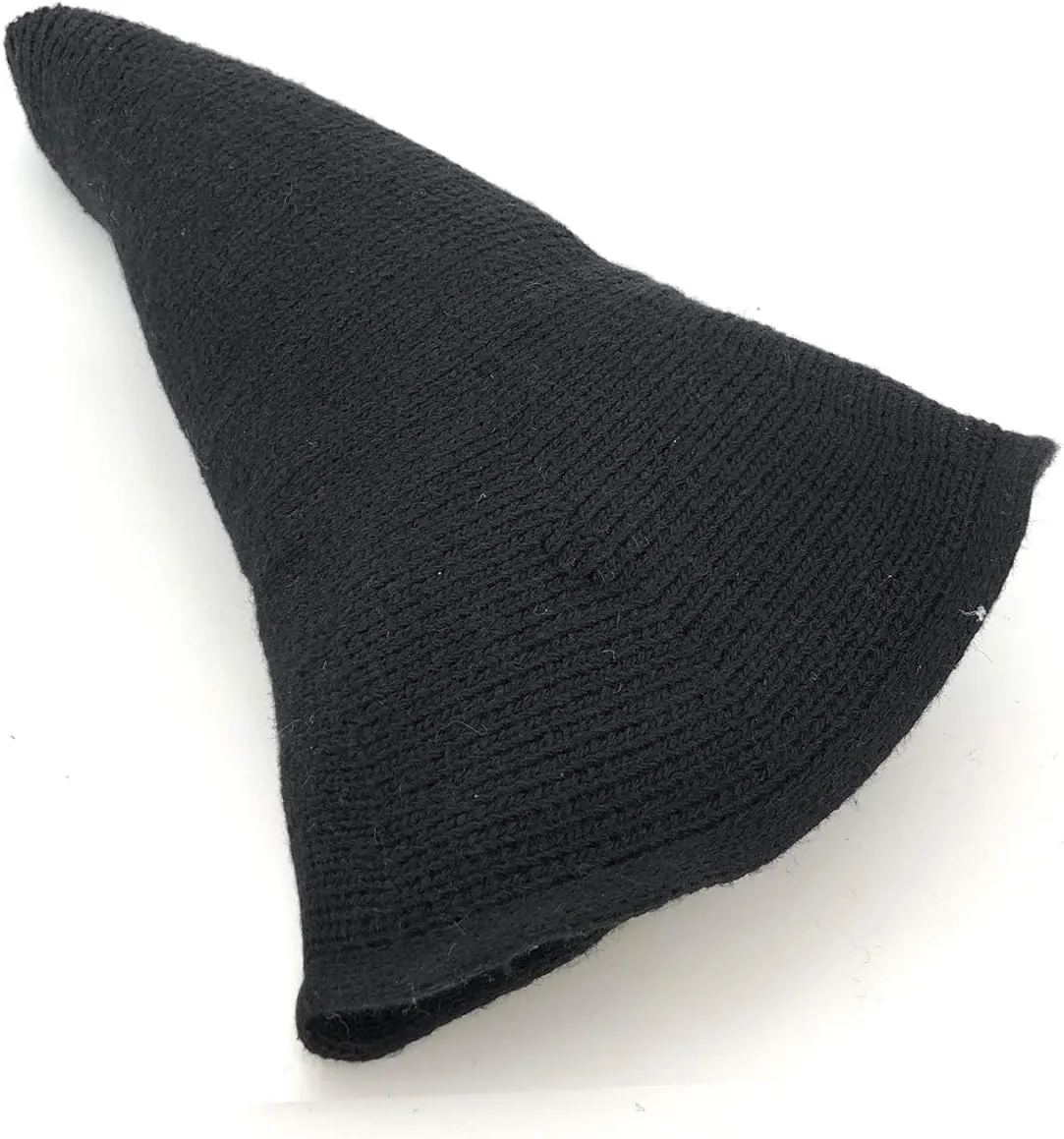 Bestjybt Women Halloween Witch Hat Wool Knitted Cap for Party Masquerade Cosplay Costume Accessory Daily