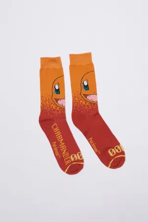 Charmander Pokémon Printed Crew Socks