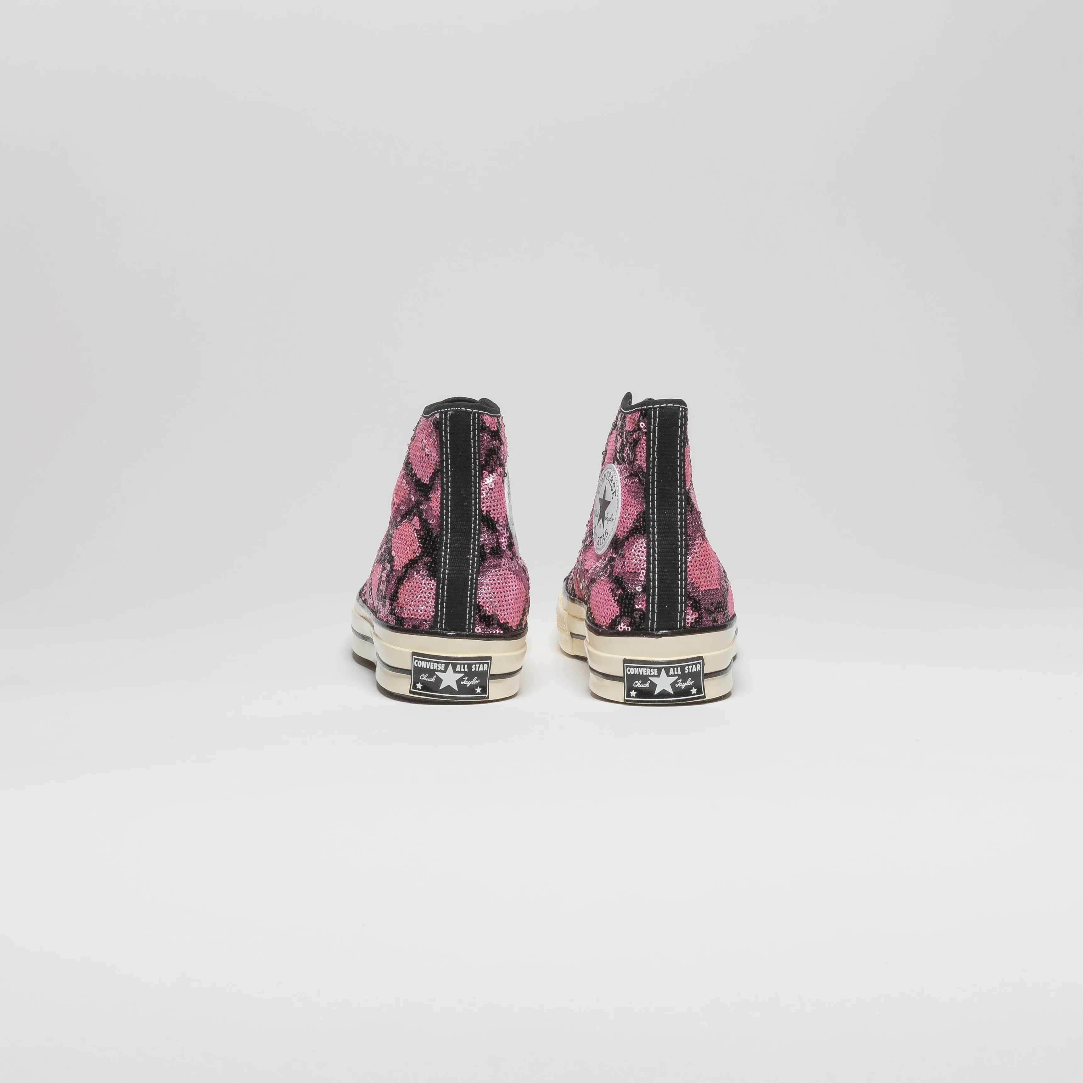 Chuck Taylor All Star Sequin High Top Mens Lifestyle Shoe - Black/Pink