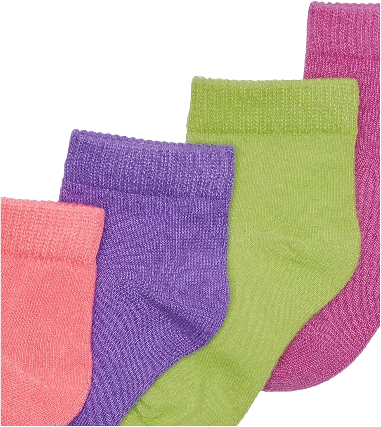 Hanes Baby Girls' Toddler Ankle Socks 10-Pack