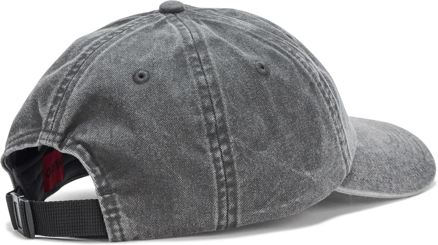 HUGO Men's Washed Out Small Logo Cotton Baseball Hat