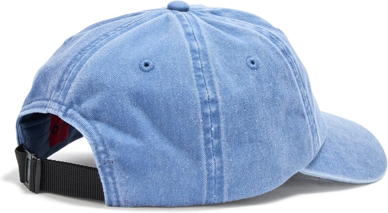 HUGO Men's Washed Out Small Logo Cotton Baseball Hat
