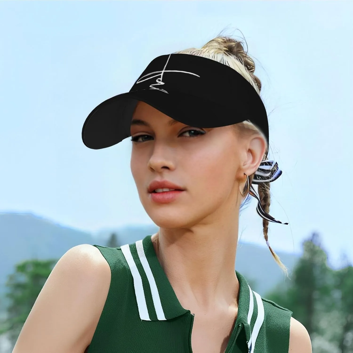 Jesus Sport Sun Visor Hat Fashion Empty Top Baseball Sun Cap Golf Tennis Visor for Women Men