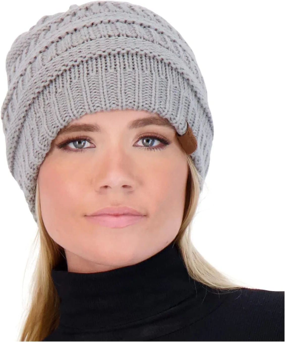 Market & Layne Beanies Women Warm Winter Beanie for Women Thick Chunky Knit Beanie Hats for Women Winter Hats for Women