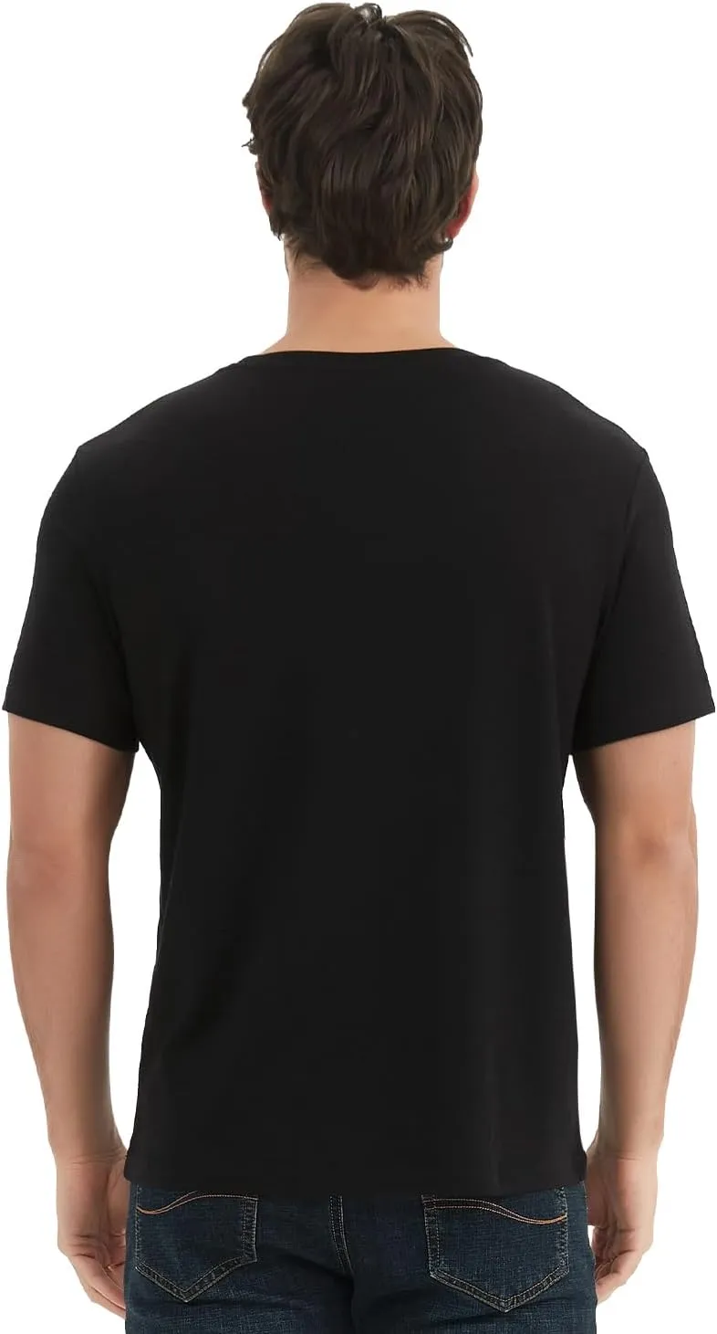 Men's 100% Merino Wool T-Shirt, Breathable Merino Undershirt, Base Layer for Men