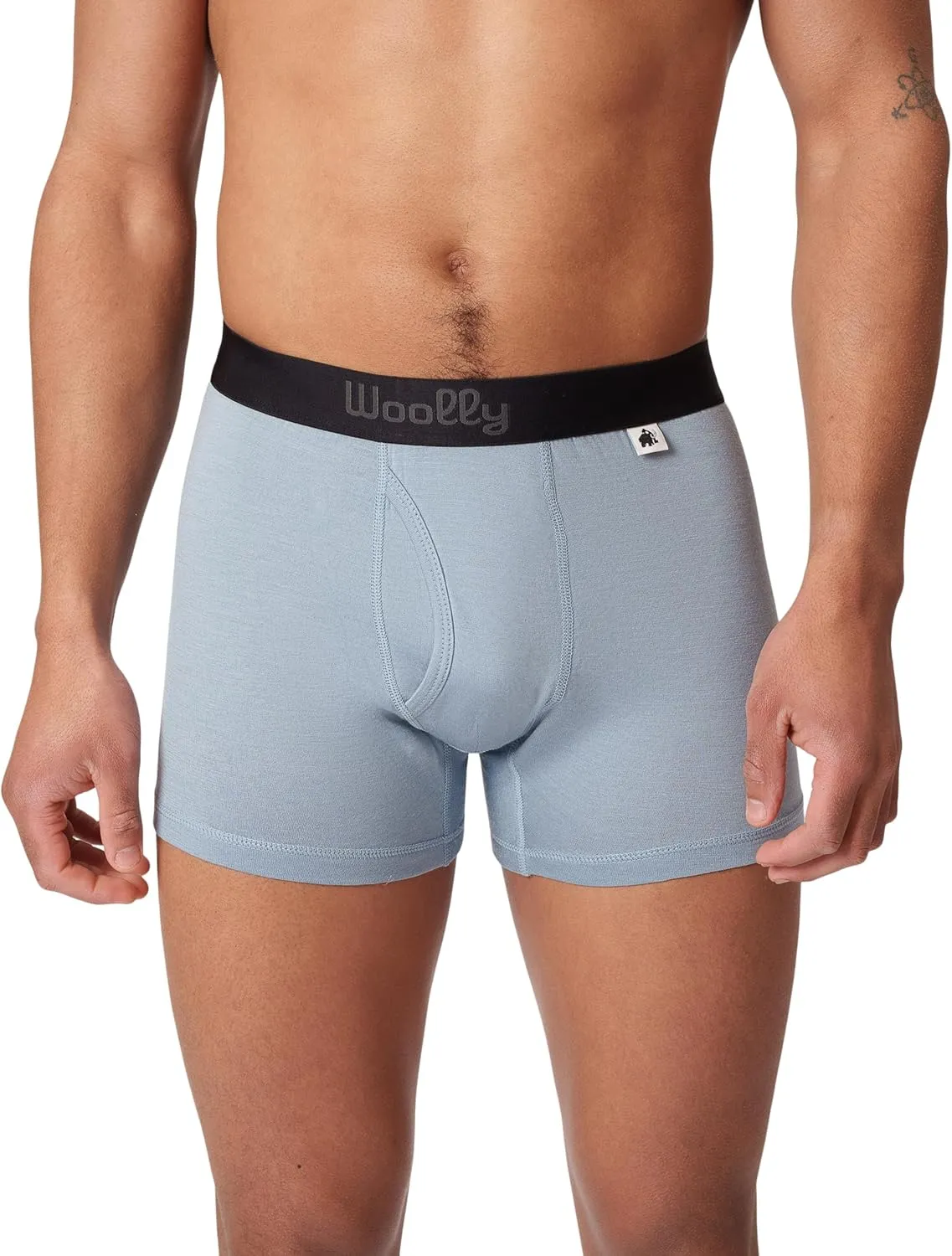 Men's Merino Boxer Brief By Woolly | RWS Certified | Soft, Stink Free, Seattle Designed