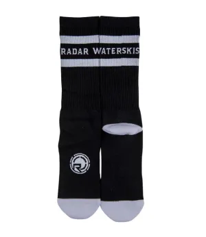 Radar Crew Socks - Black