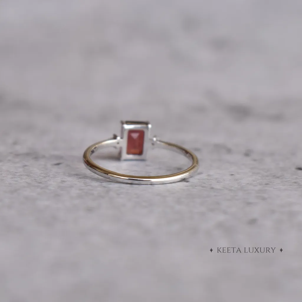 Radiant Red - Garnet Ring