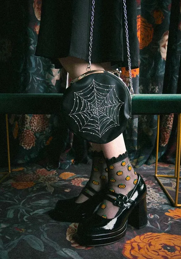 Sheer Ruffle Pumpkin | SOCKS