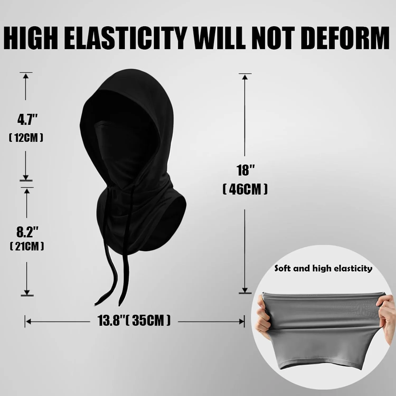 Sun UV Protective Balaclava Hood Mask Breathable Full Head Mask Face Cover for Men & Women Motorcycle Cycling Fishing