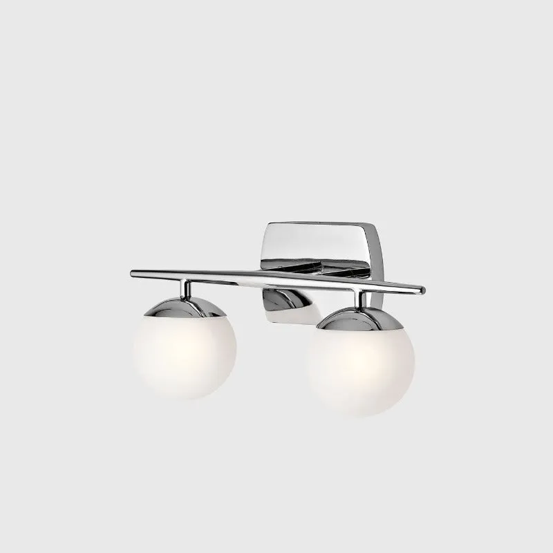 Tapered Polished Chrome Wall Light