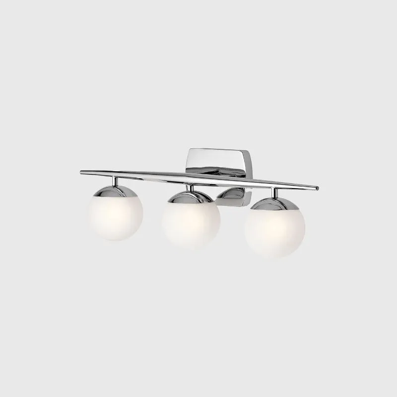 Tapered Polished Chrome Wall Light