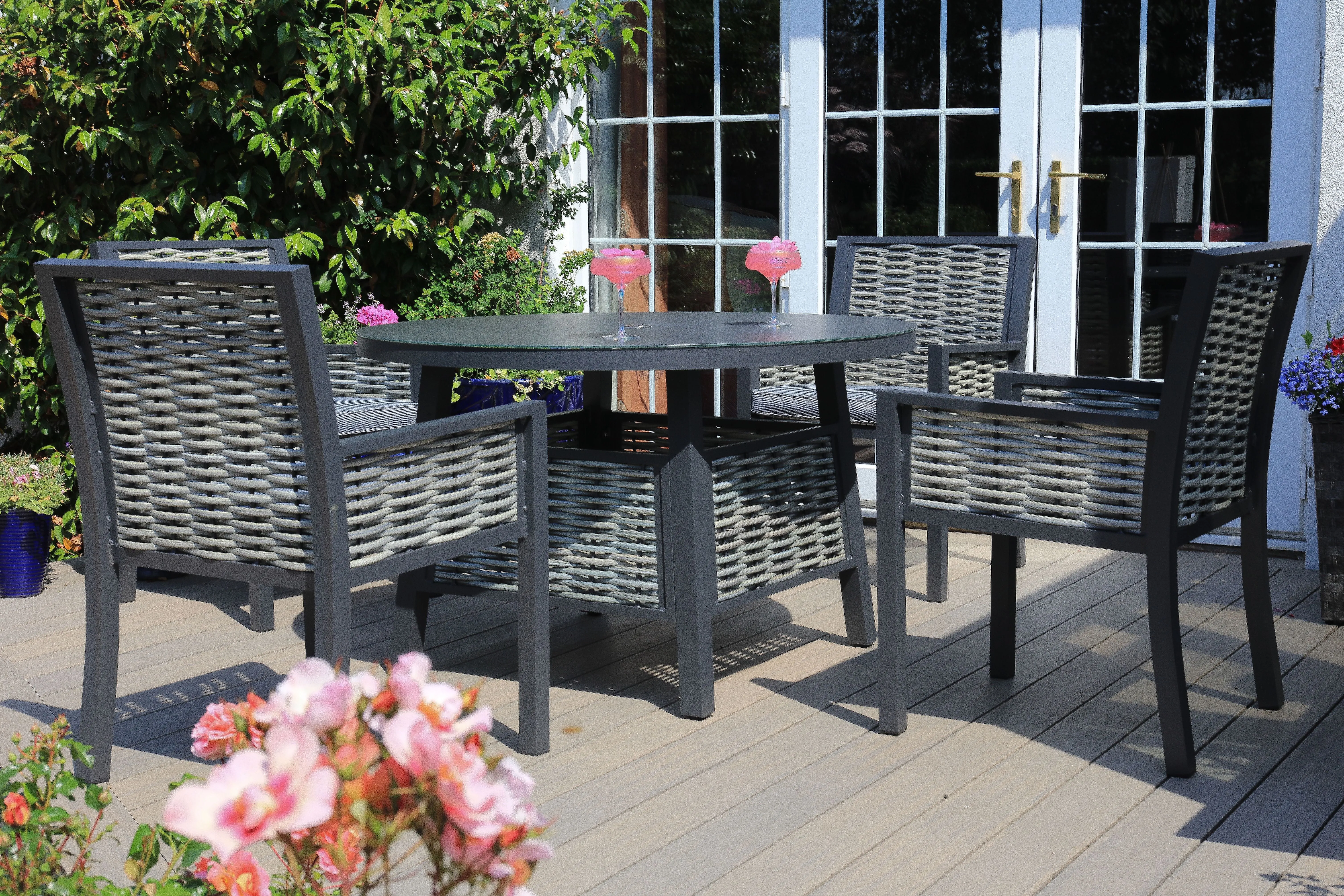 The Morello 4 Seat Dining Set