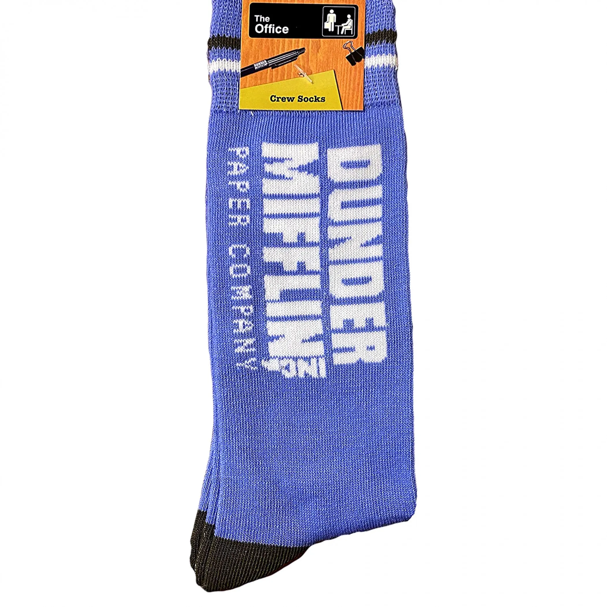 The Office Dunder Mifflin Logo Crew Socks