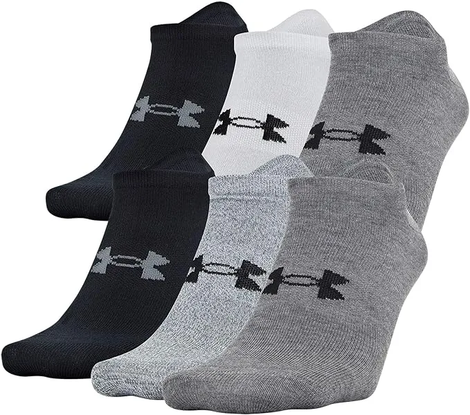Under Armour Adult Essential Lite No Show Socks