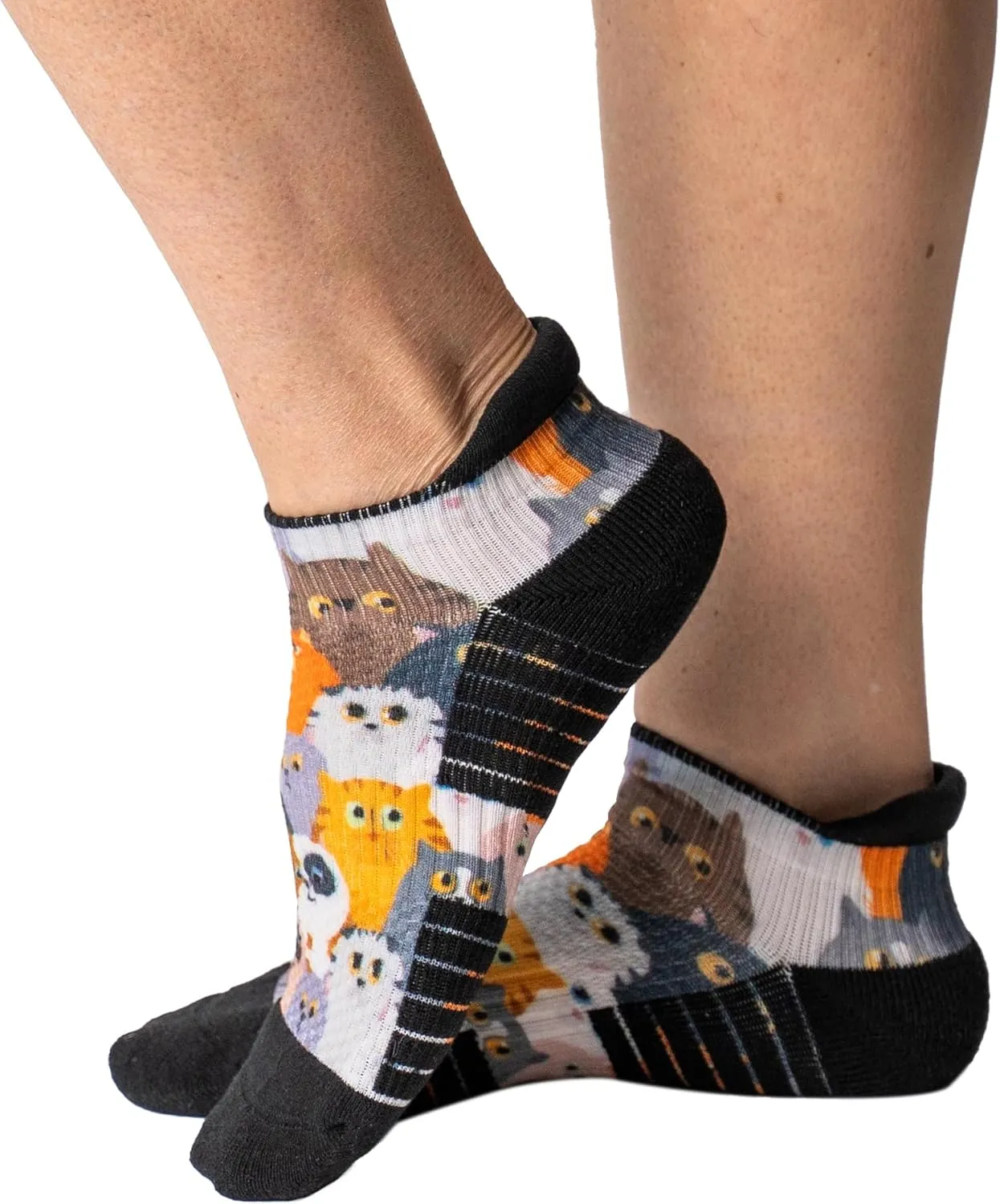 Viasox Ankle Compression Socks for Women & Men, 14 mmHg Support Improves Circulation, Extra Cushioned