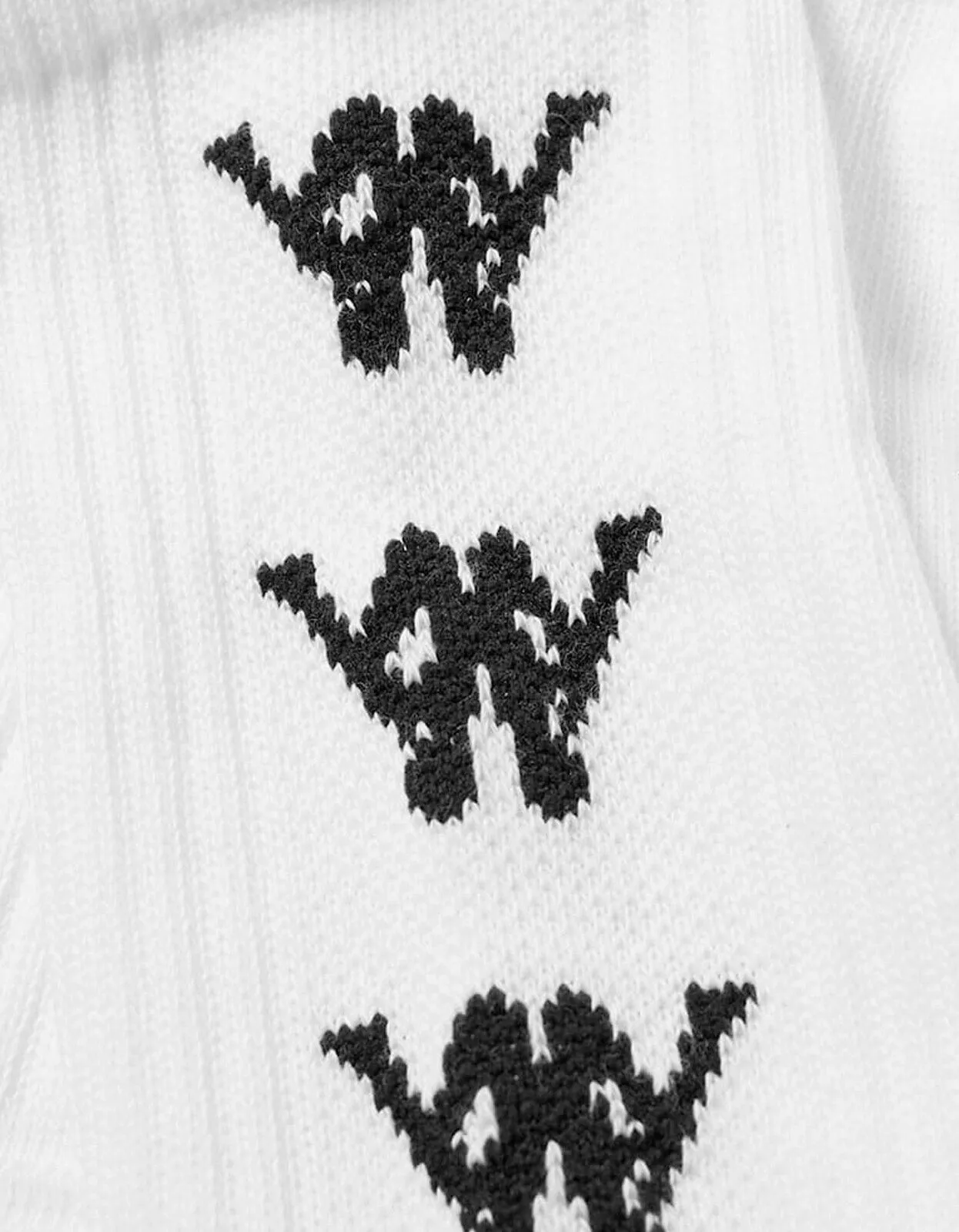 White Logo Socks