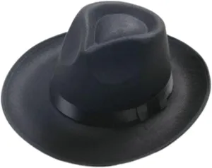 Womens Classic Wide Brim Floppy Panama Hat Belt Buckle Wool Fedora Hat Classic Fedora Hats for Men & Women