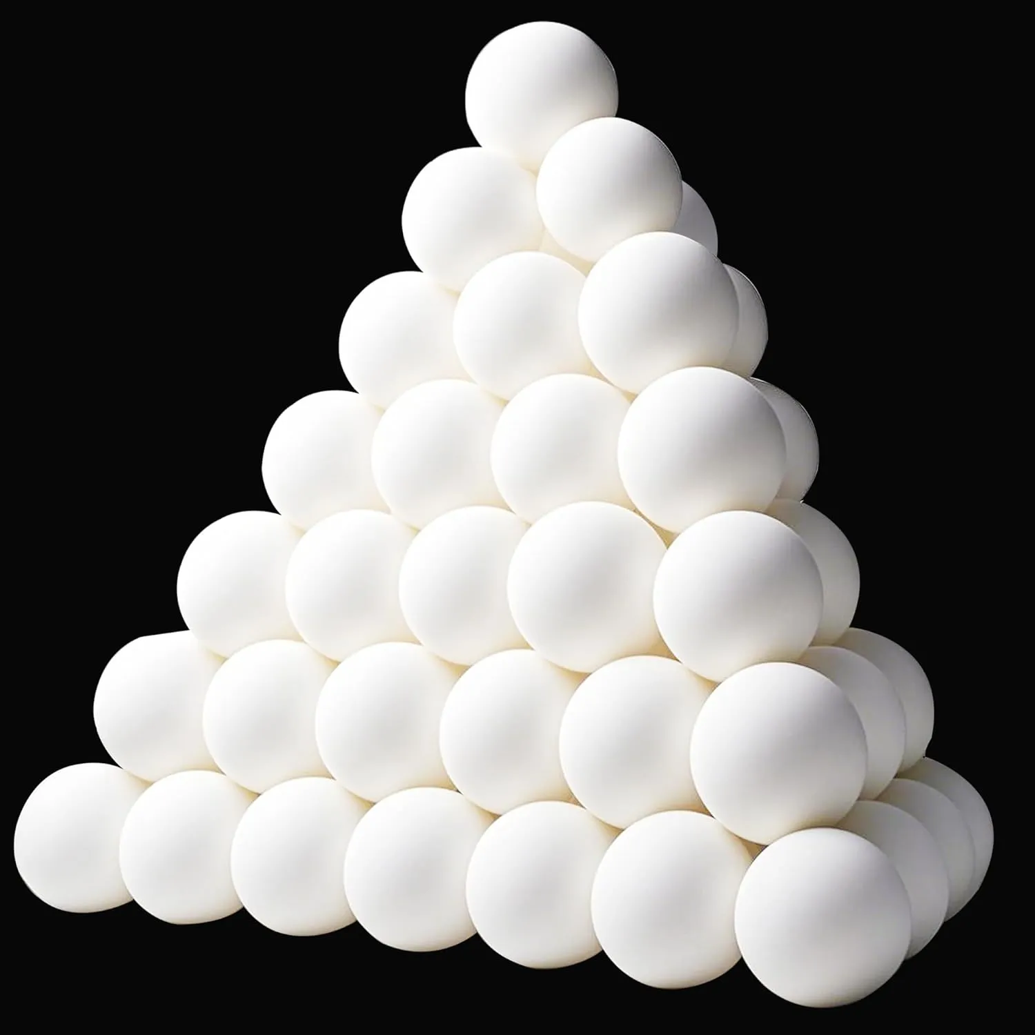 XIPEGPA 30 PCS Table Tennis Balls Ping Pong Balls 40mm Entertainment Plastic Balls for Game Party Sports Activities Fun Games Handicrafts Pet Toy (White)
