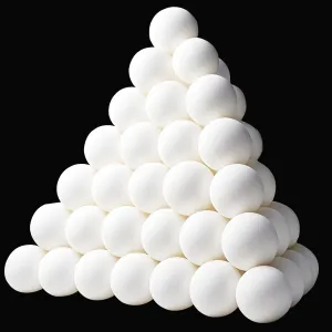 XIPEGPA 30 PCS Table Tennis Balls Ping Pong Balls 40mm Entertainment Plastic Balls for Game Party Sports Activities Fun Games Handicrafts Pet Toy (White)